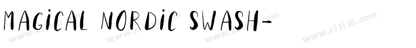 Magical Nordic Swash字体转换